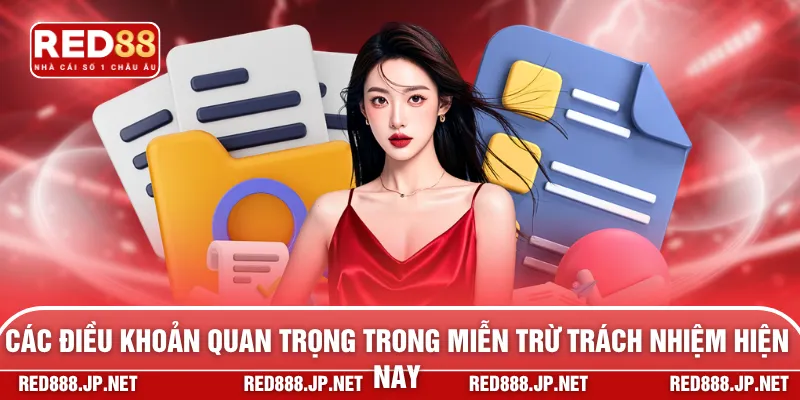 Các điều khoản quan trọng trong miễn trừ trách nhiệm hiện nay